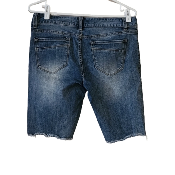 American Rag bermuda denim jeans color blue size 7 - Picture 2 of 6